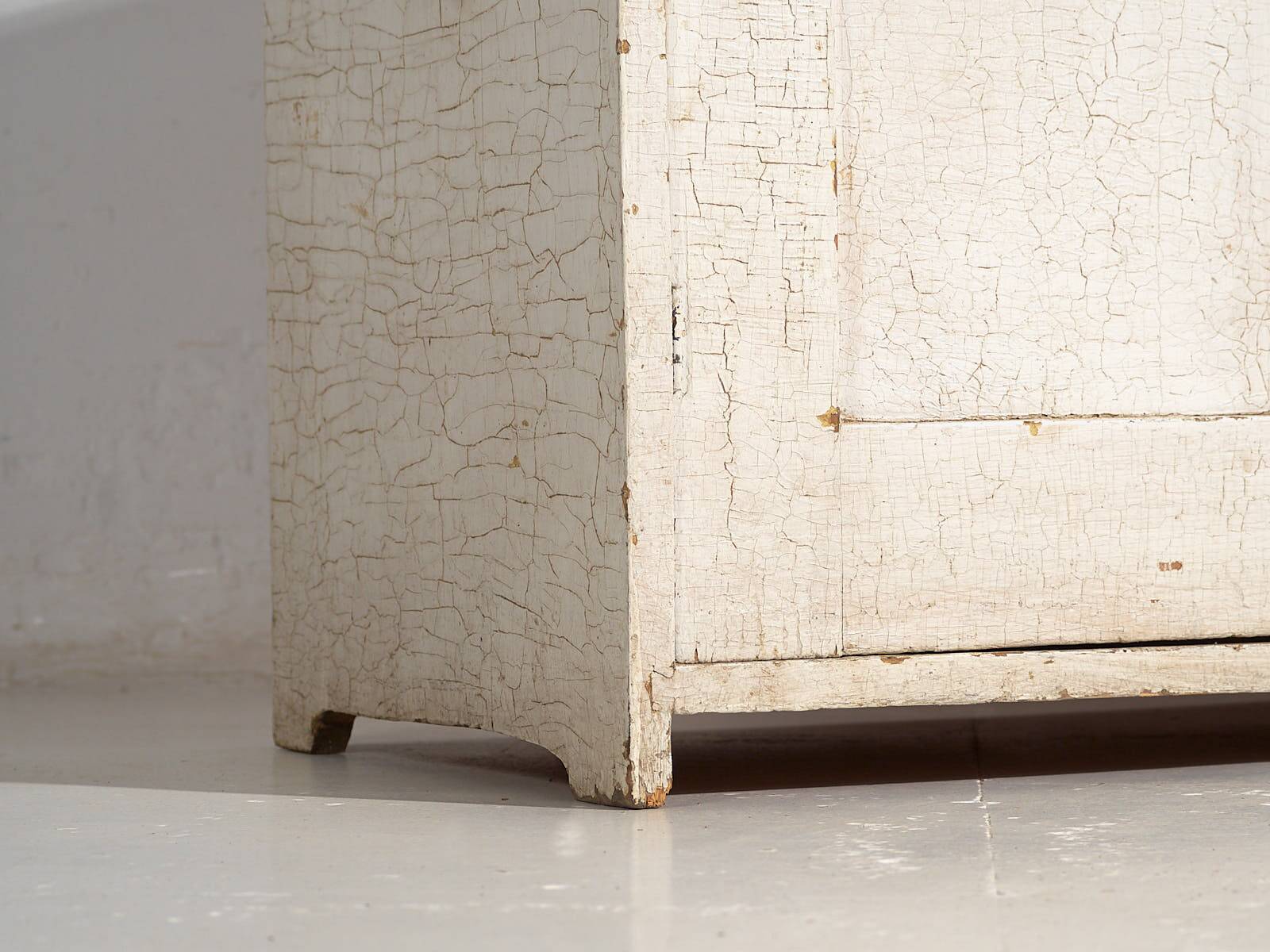 Ancienne petite armoire blanche (c.1900) #63