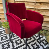 Velvet armchair