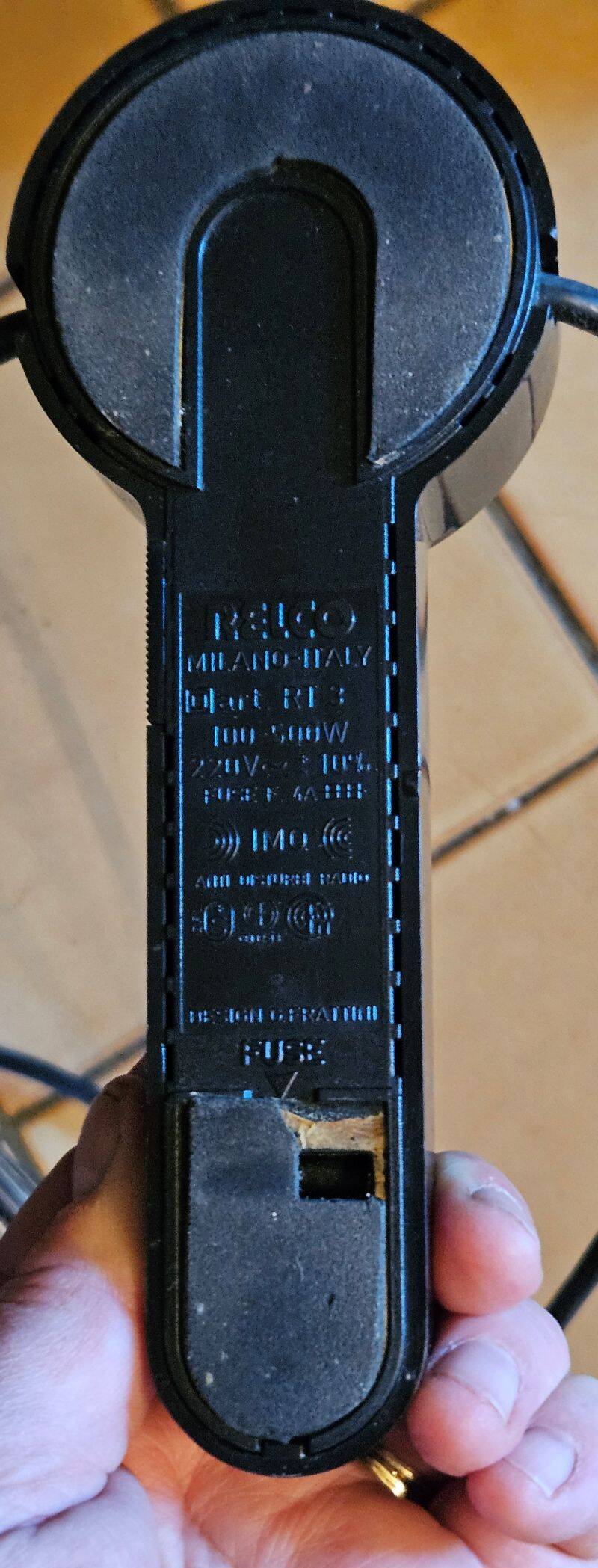 G. frattini pour relco lampadaire vintage chrome et tiges en verre