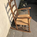 Wooden rocking chair