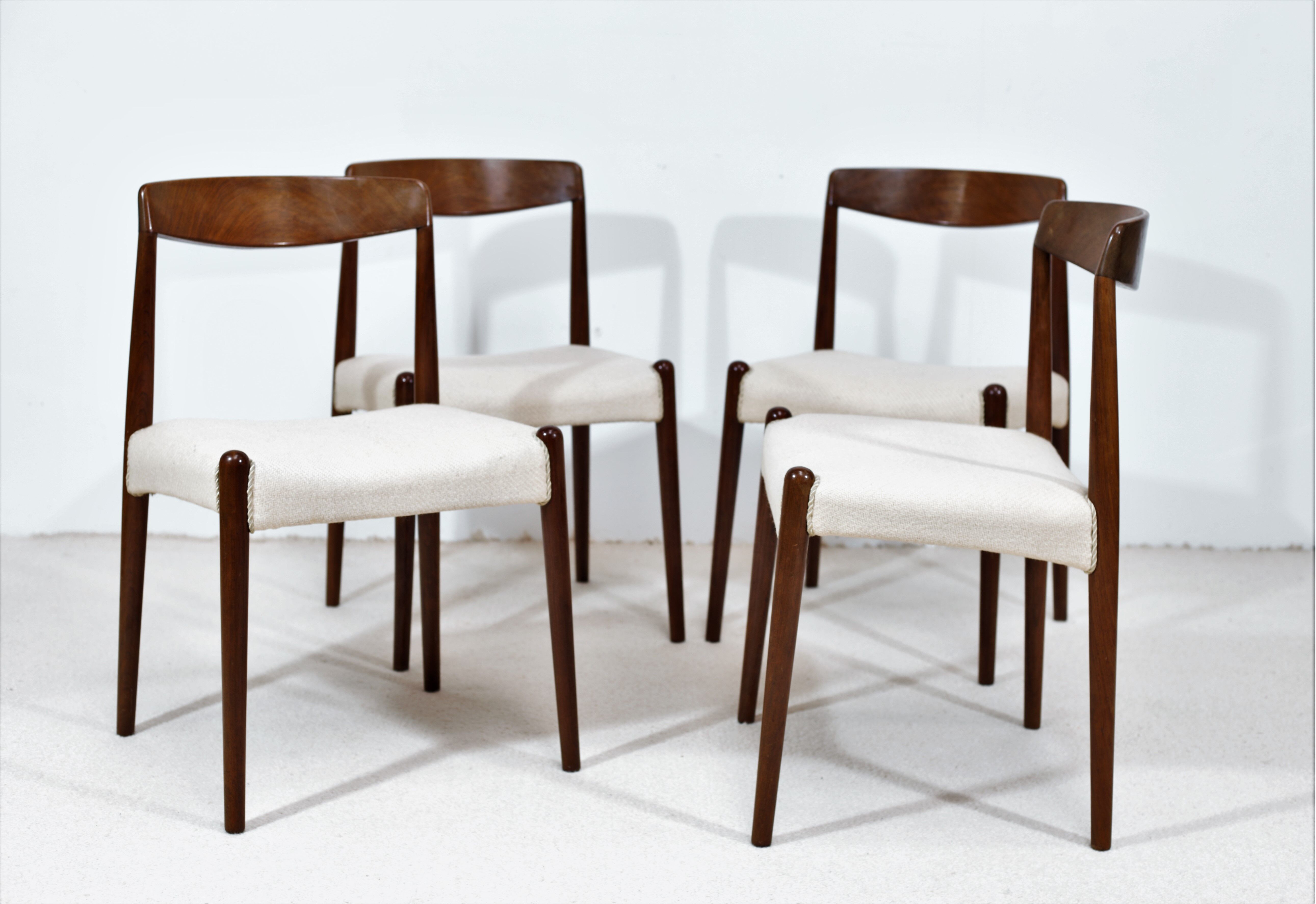 Danish walnut chairs