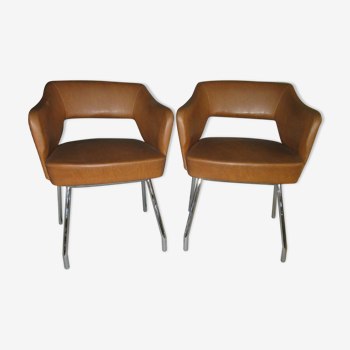 Paire de fauteuil vintage design de 1960