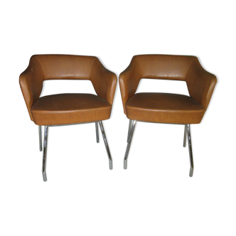 Pair of vintage design armchair from 1960