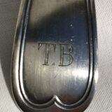 Louche Christofle  monogramme TB métal argenté ancien