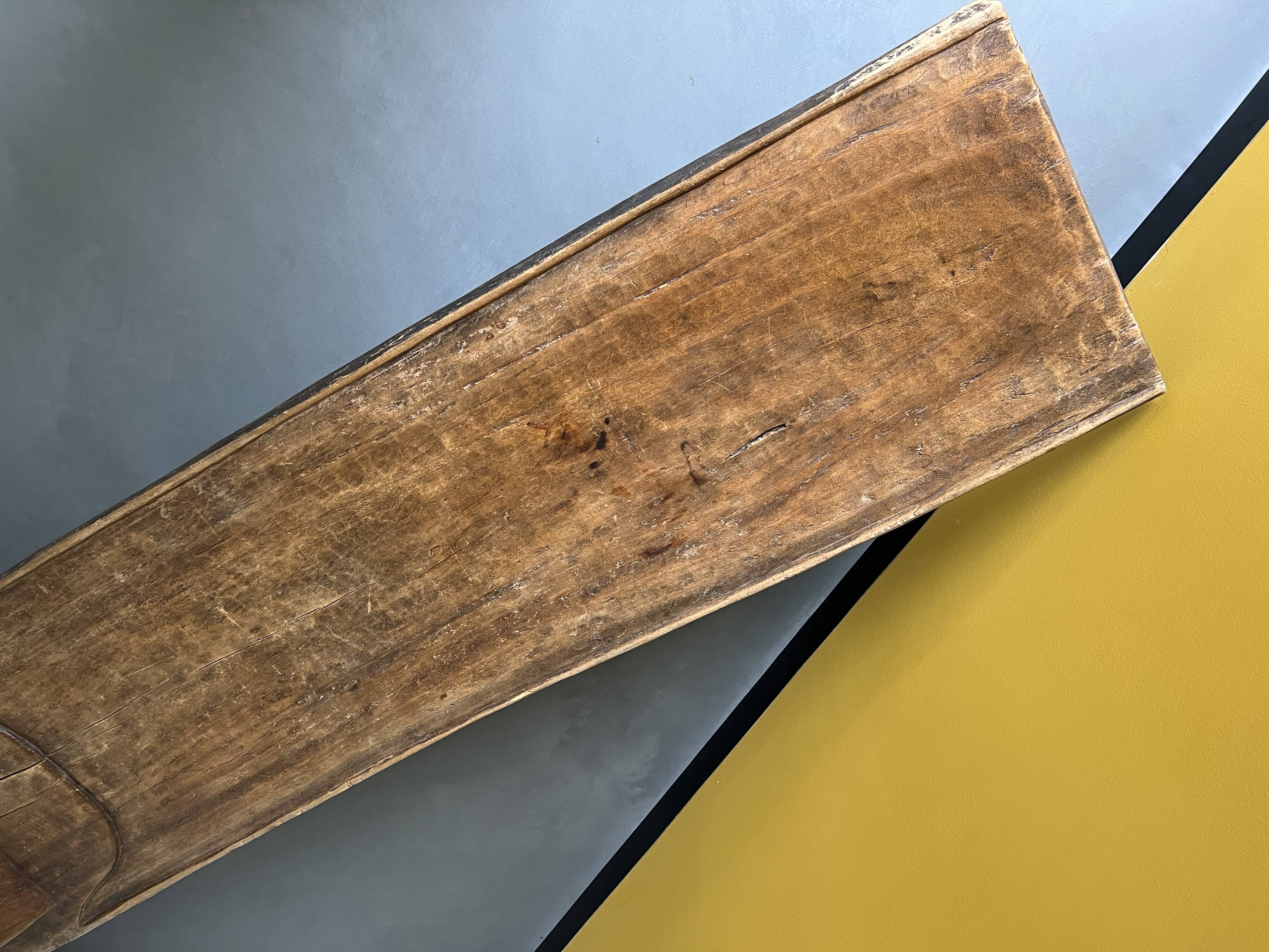 African Senoufo bench, bed, Ivory Coast, 50s