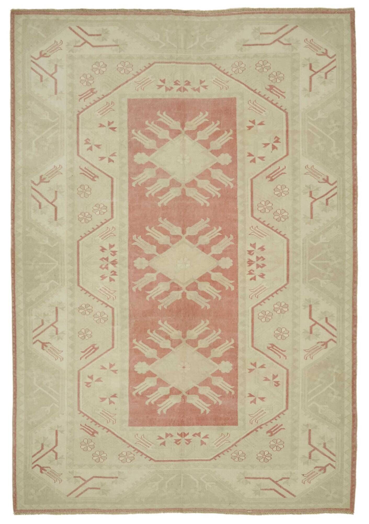 Turkish Vintage Anatolian Rug 198 cm x 284 cm