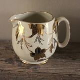 Sadler gilding milk jug English earthenware