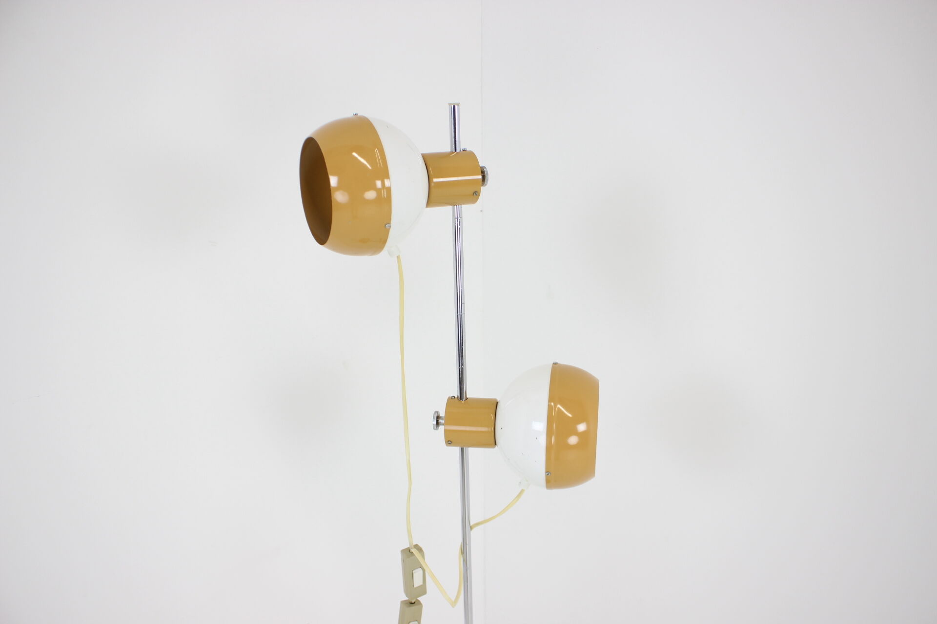 Magnetic Double Eye Ball Floor Lamp by Drukov, 1970s