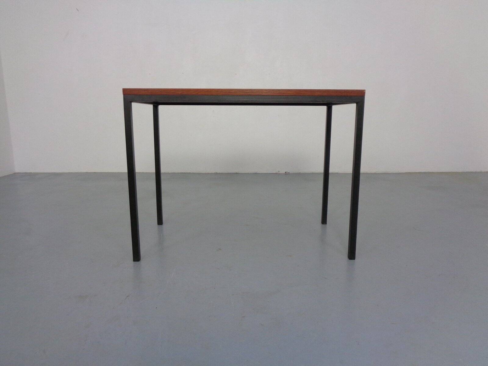 Vintage Teak and Steel Desk, Denmark, 1960s