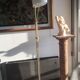 Wall glass floor lamp