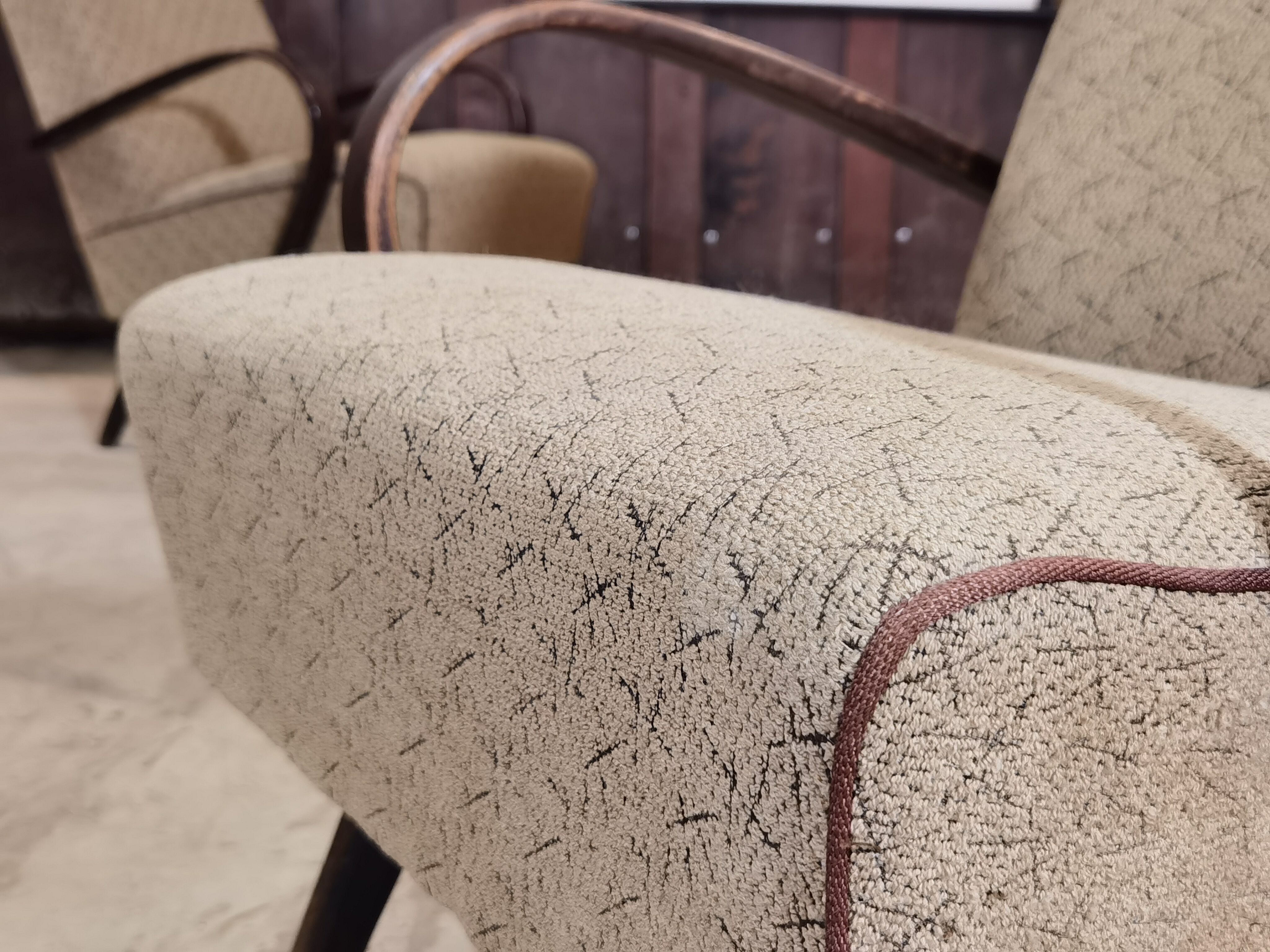 Pair of chairs Type 53 Jaroslav Smidek for Ton