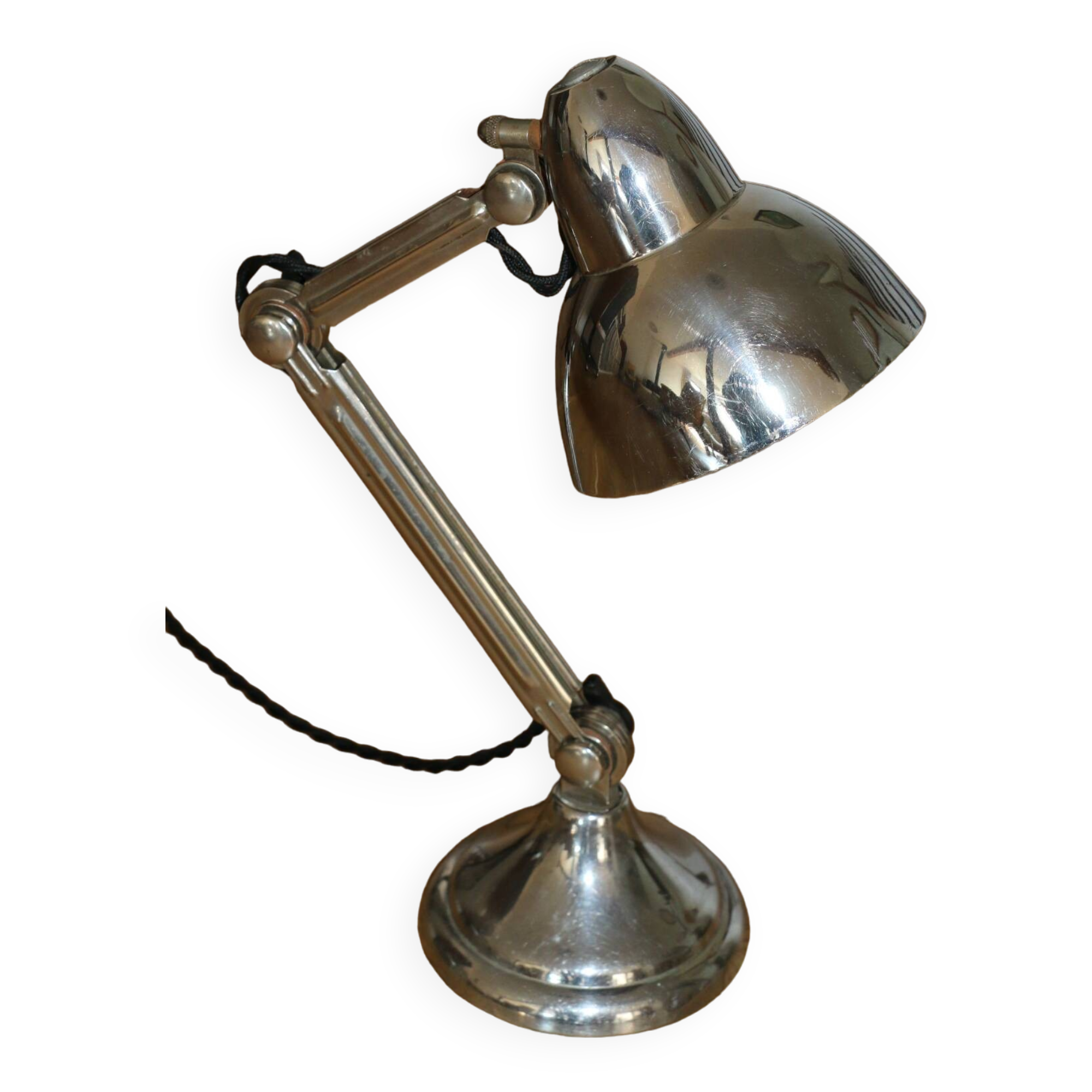 Pair of Super Chrome lamps 1930