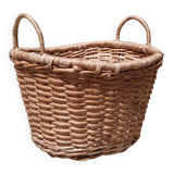 Small wicker basket with handles