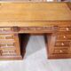 Napoleon III desk in walnut from the late 19th century.