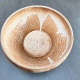 Vintage round stoneware salad bowl