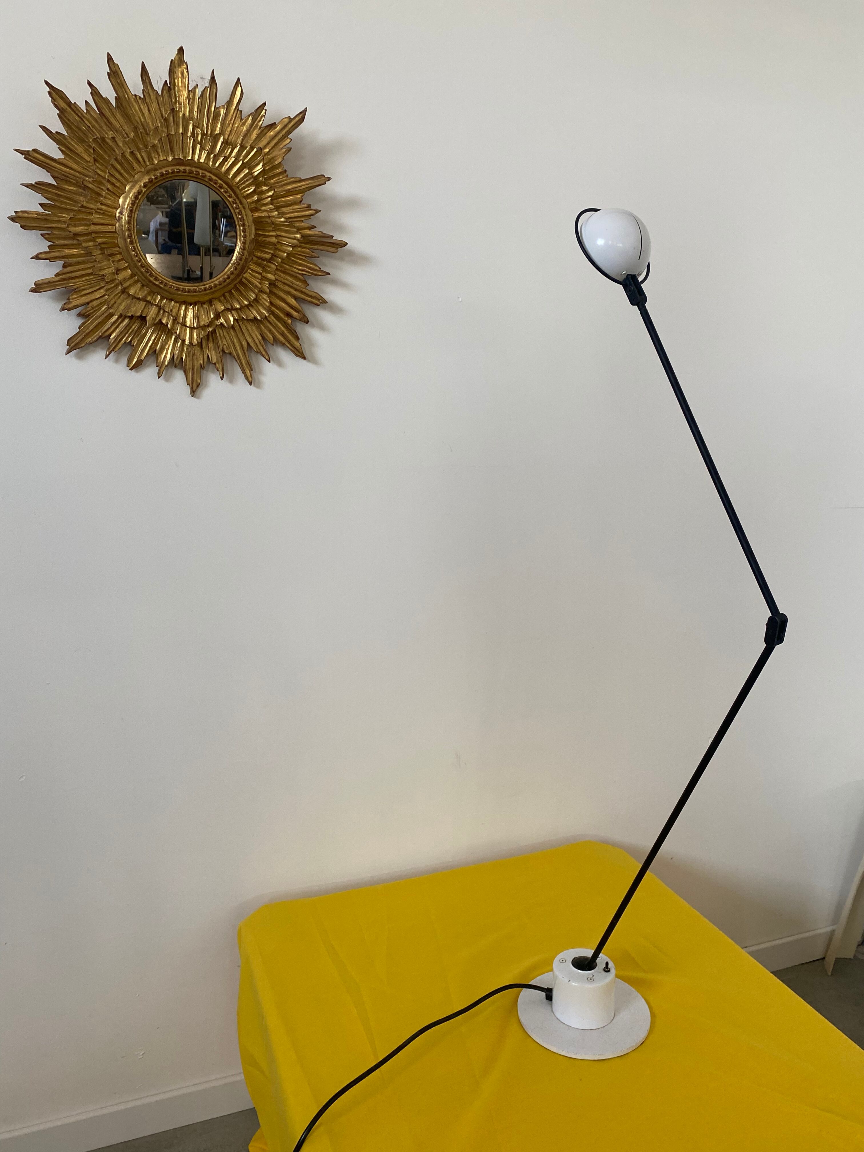 Desk lamp design Belux Swiss Hannes Wettstein year 80 vintage