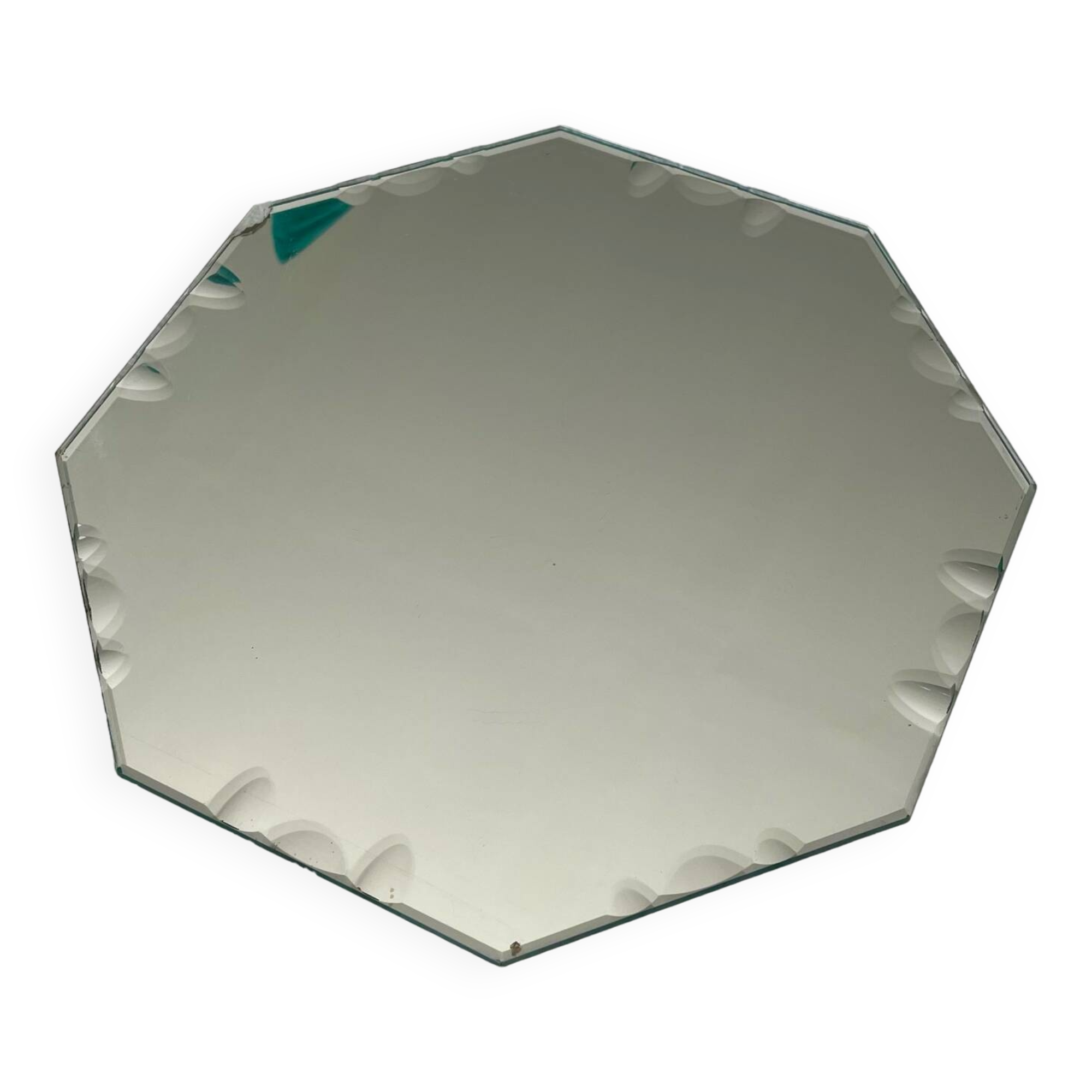 Miroir biseauté octogonal