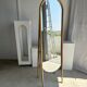 Floor mirror in bamboo and rattan H:1m80