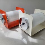 Pair of vintage wall lamps 1960 space age