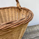 Old woven wicker basket
