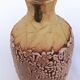Glazed stoneware single-stem vase, handmade ceramic