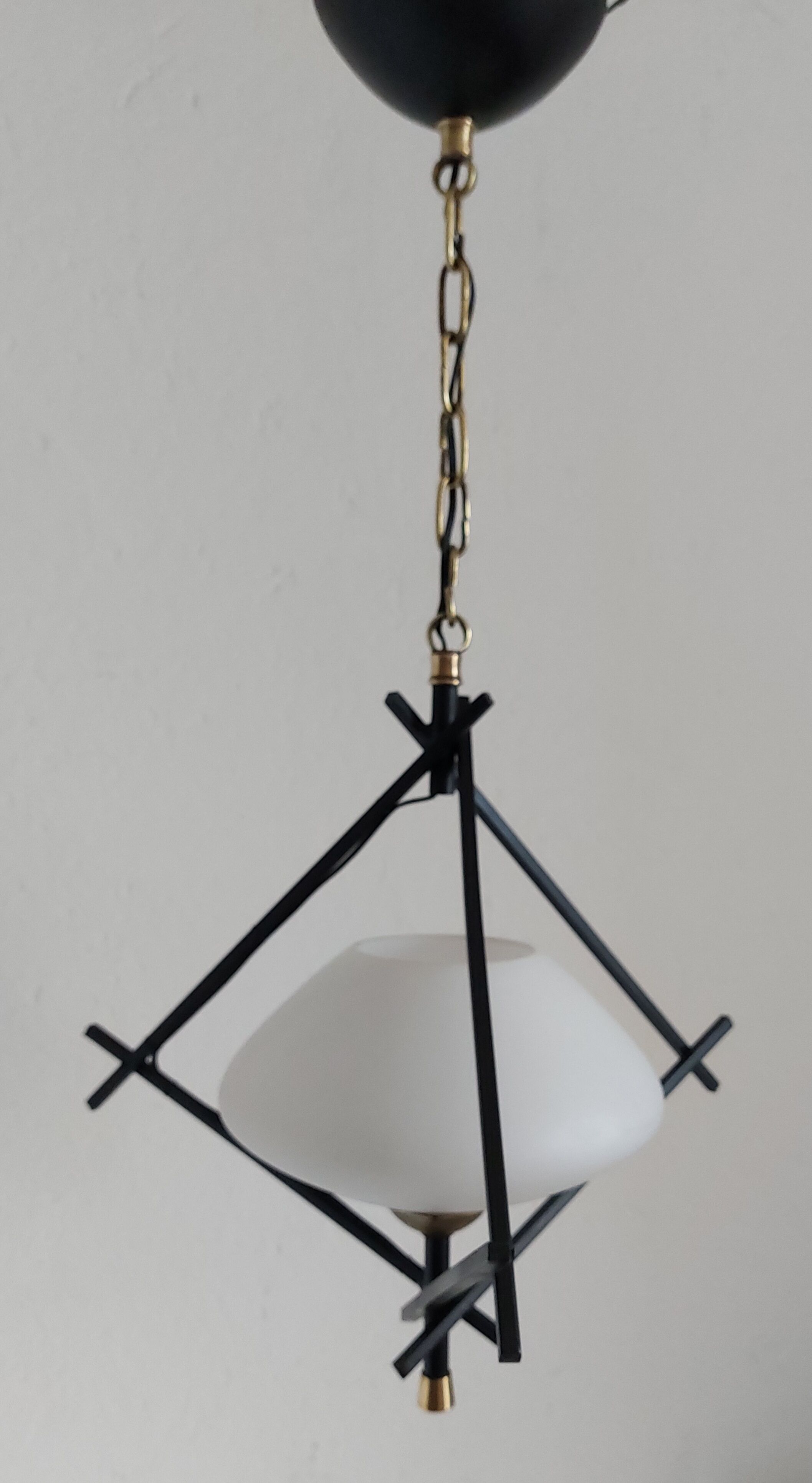 Arlus cage chandelier 60's