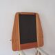 Wall mirror with a solid pine frame, integrated shelf.