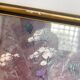 Cadre bouquet fleurs vintage