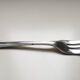 Old Christofle Model Boreal Art Deco by Luc Lanel 8 forks with desserts