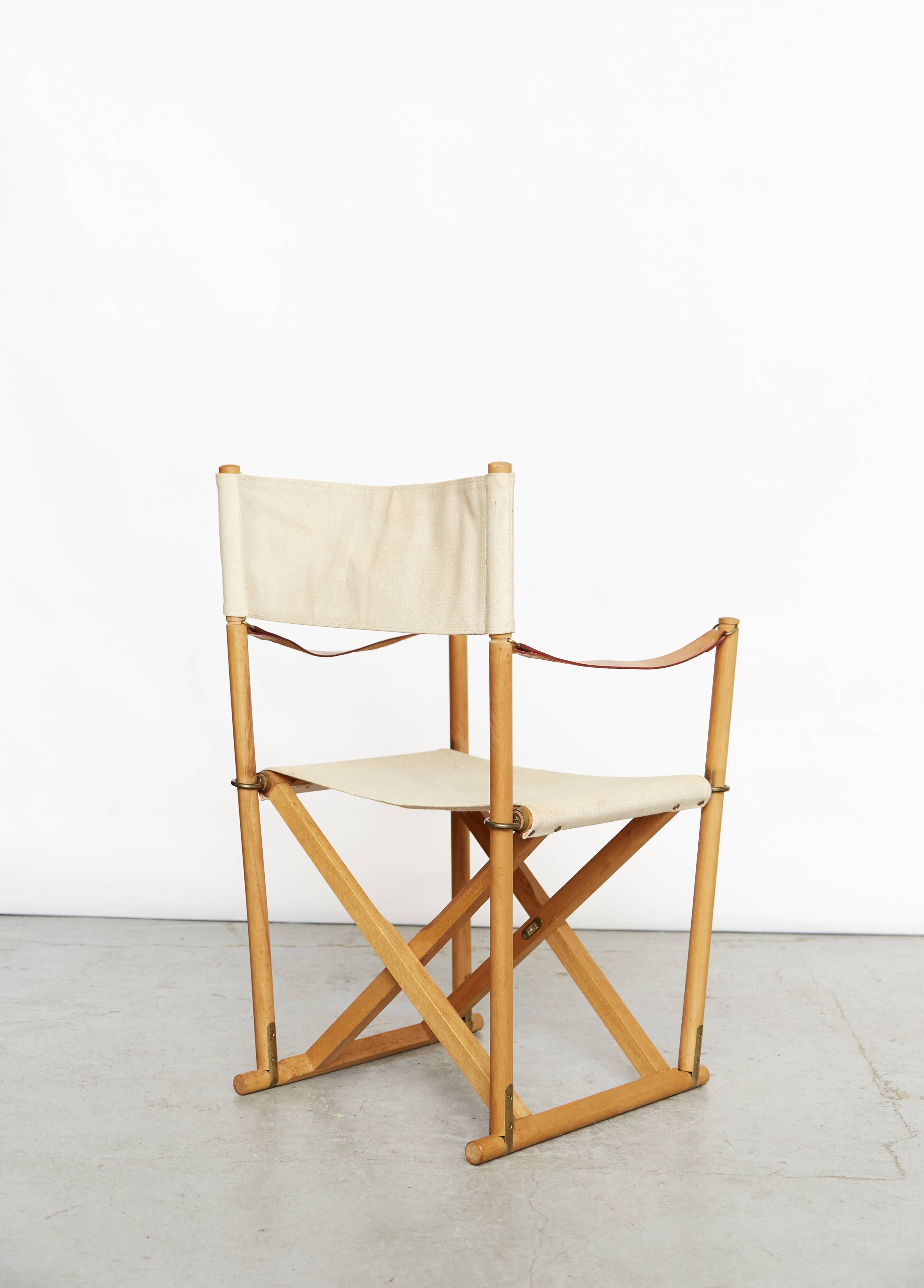 Chaise pliante Mogens Koch MK-16 pour Rud Rasmussen