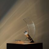 Lampe de table vintage en plexiglas