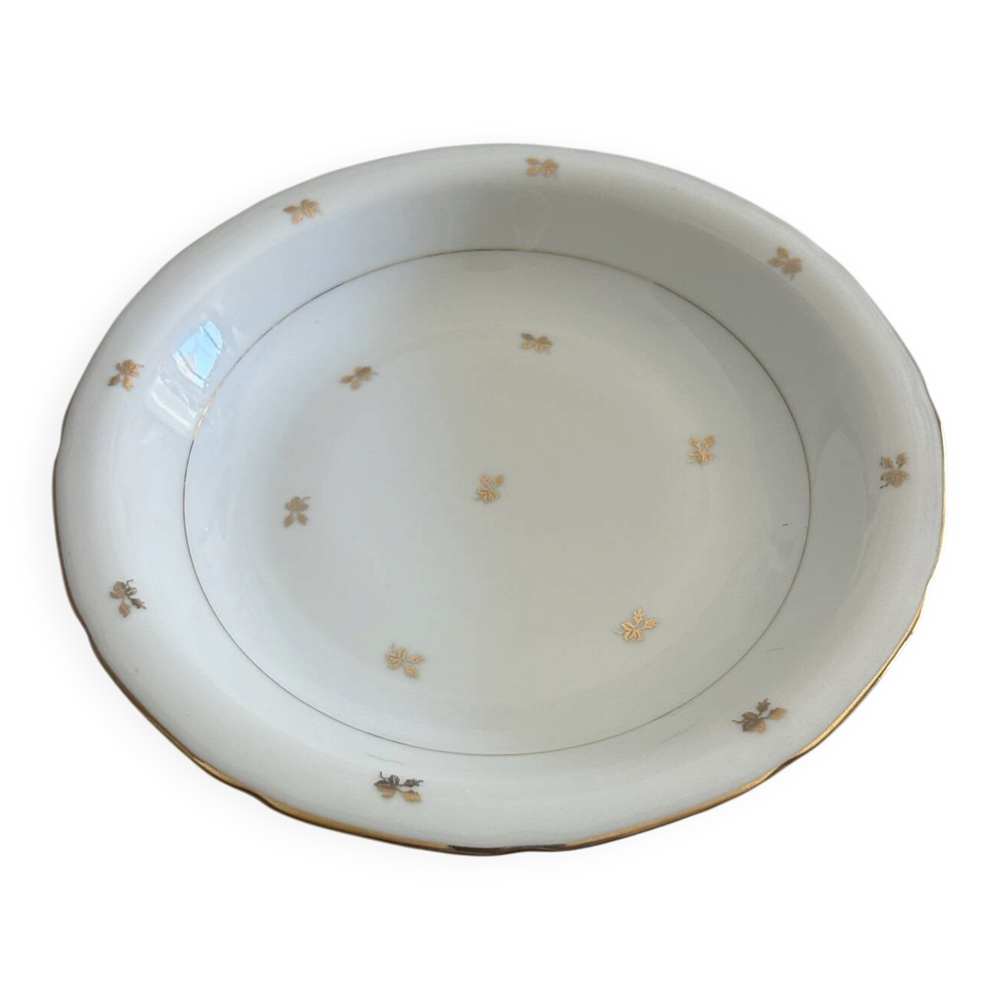 Shallow dish or salad bowl PN Lamotte porcelain