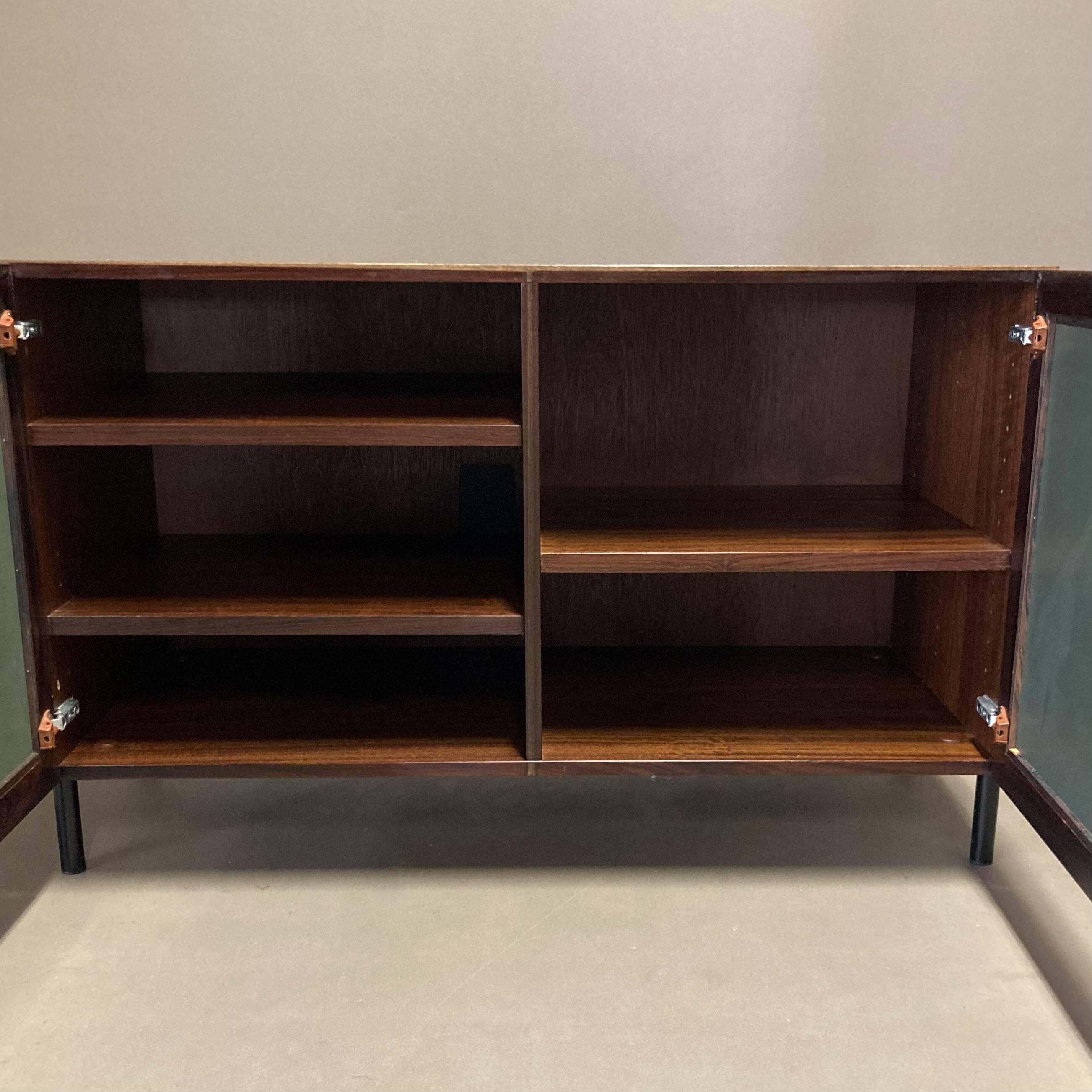 Scandinavian design rosewood chest of drawers 1950.