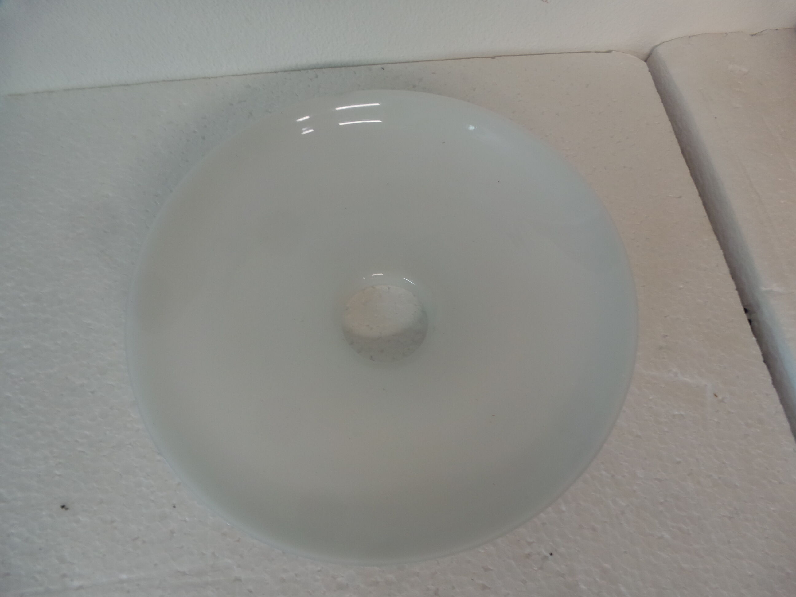 Abat jour blanc  opaline