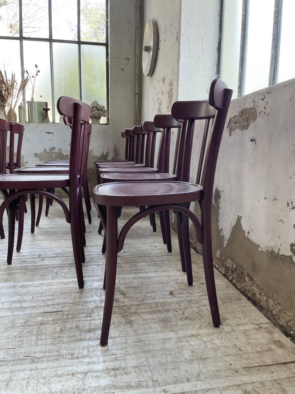 Set of 13 Japy bistro chairs, 1940