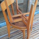 Pair of 1950s bistro chairs