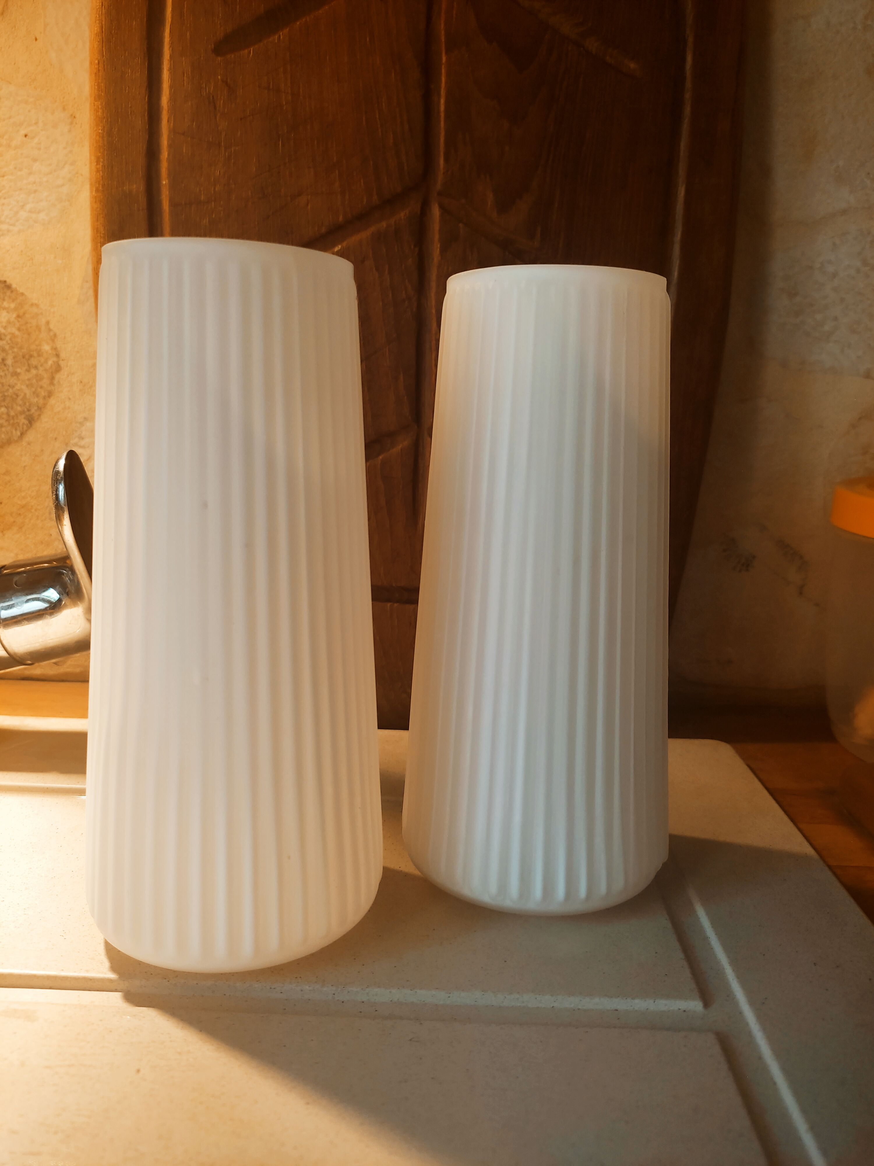 Striated opaline tulips