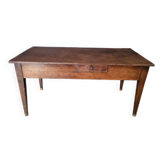 Authentic solid wood farm table