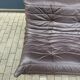 100% authentic Ligne Roset Togo 3-seater in chocolate brown original leather.