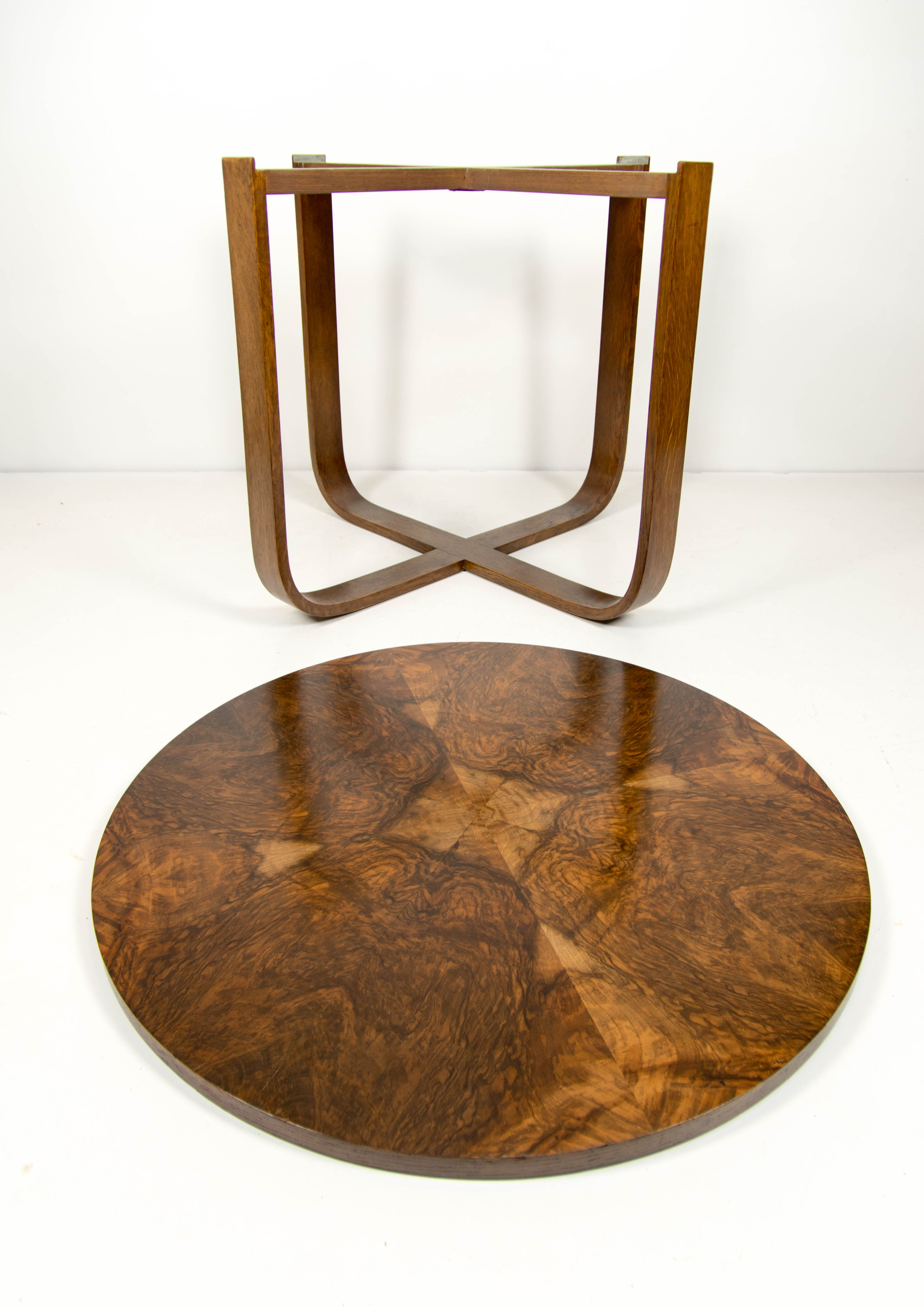 Art Deco Coffee Table H 168 by Halabala for UP Zavody, 1930s