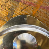 Set of 4 Snail Plates GUY DEGRENNE Stainless Steel Made in France Servic