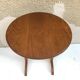 Old table target burgundy wood walnut