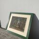 Peinture ancienne paysage breton cadre bois