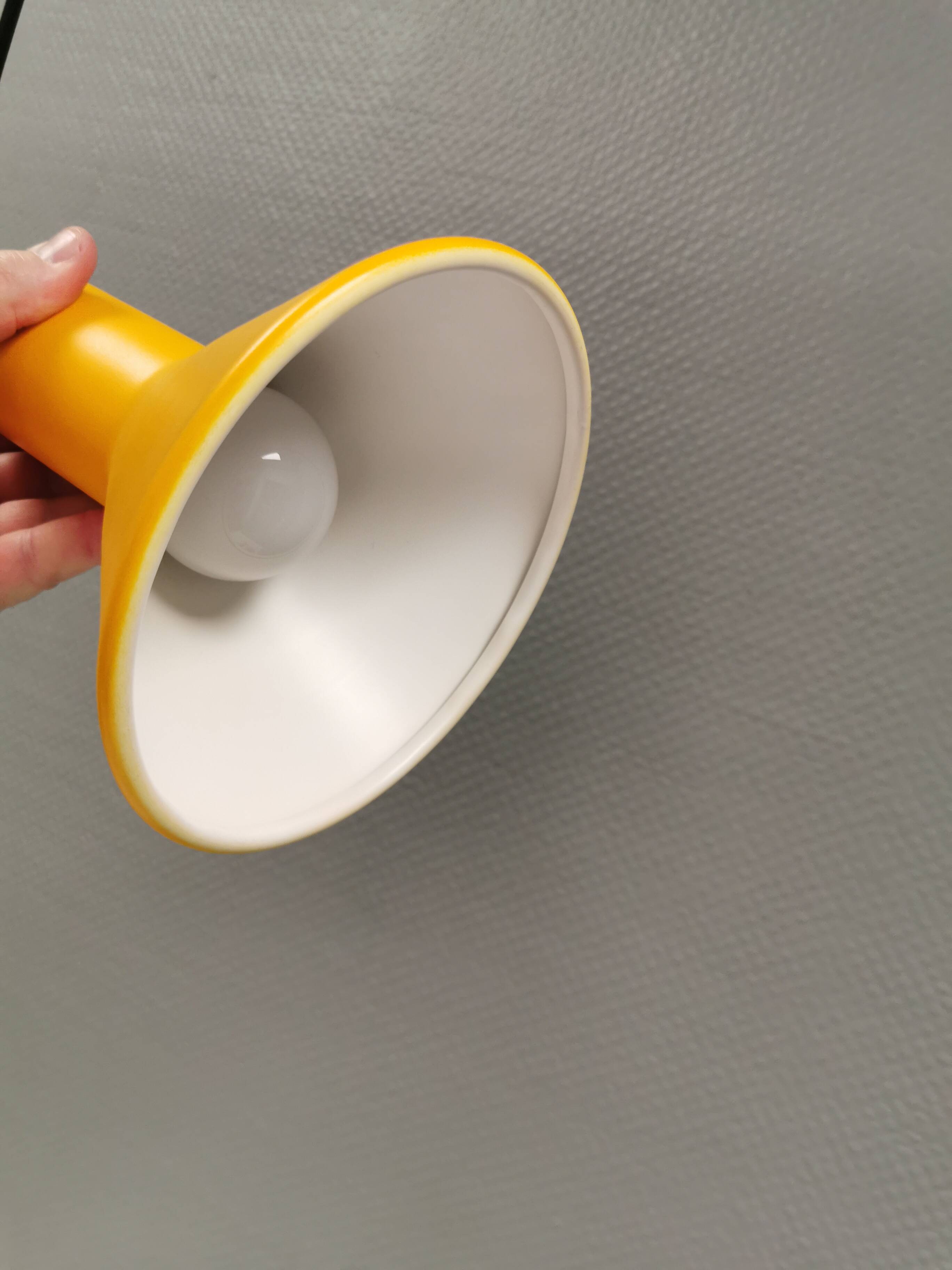 Hanging lamp in the "confetti" style. Denmark 1980s.