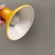 Hanging lamp in the "confetti" style. Denmark 1980s.