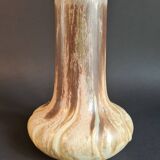 Vase Grès Flamé signé Denbac tout début XXeme - Art Nouveau