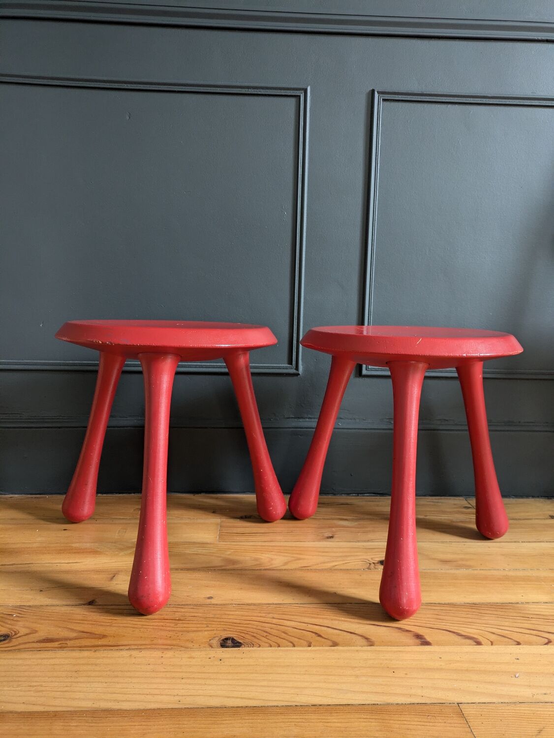 2 Ingvar Kamprad stools for Habitat