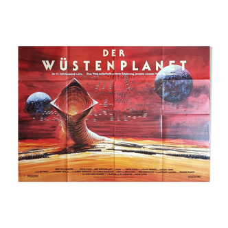 Original german poster of 1984 dune david lynch john berkey