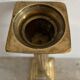 Payroll of brass column candle holders