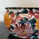 Vintage flowery ceramic from Schramberg, Jar, Planter, Cache Pot.